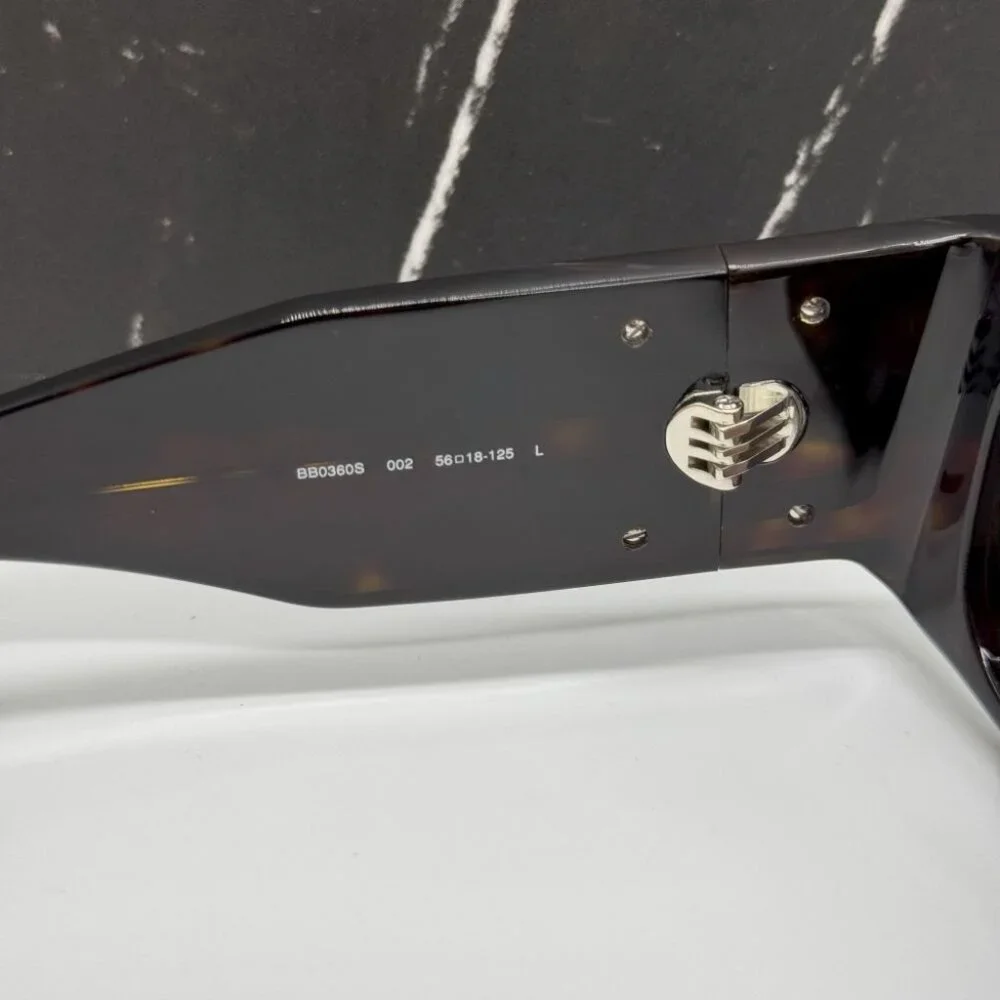 NEW BALENCIAGA BB0360S 002 UNISEX HAVANA SUNGLASSES